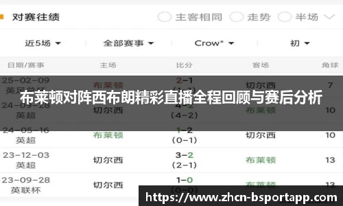 布莱顿对阵西布朗精彩直播全程回顾与赛后分析